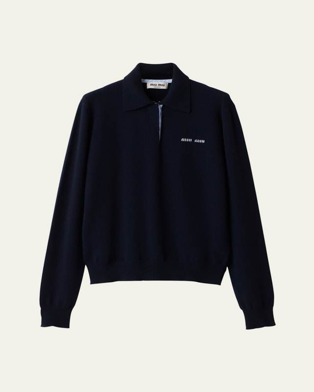 Cashmere Polo Sweater